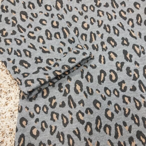 3368 Size Large Black and Grey Leopard Dress - Picture 2 of 5
